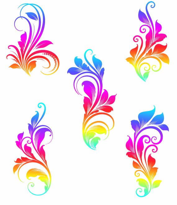 free vector Colorful Swirls Vector Graphics